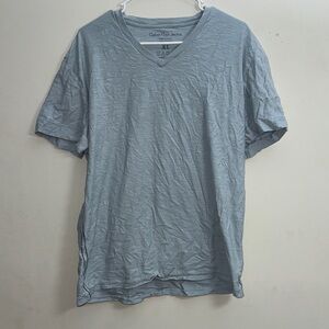 Calvin Klein Jeans Light Blue V-Neck Tee
